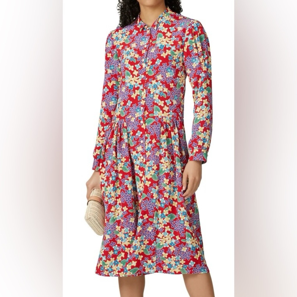 RTR EUC DEBORAH LYONS Floral Dionne Dress SIZE 16